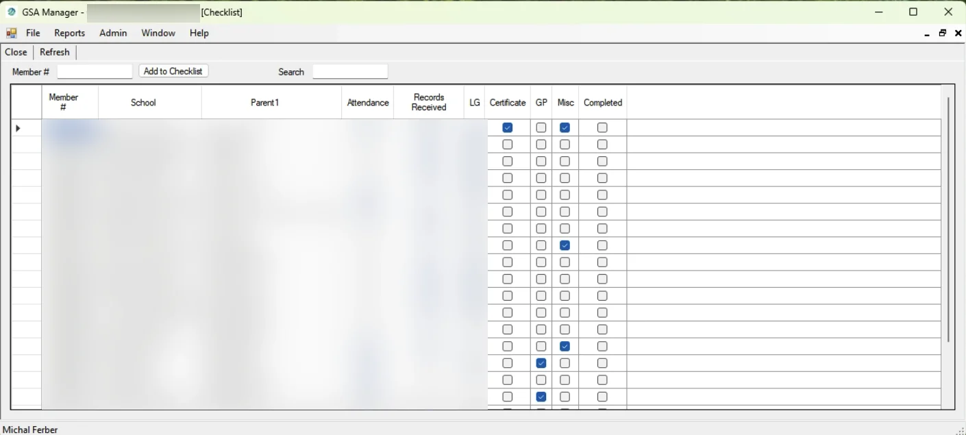 GSA Manager Checklist